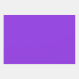 プレーンバイオレット薄紫イリュージョンパープルシェード3トーン ラッピングペーパーシート