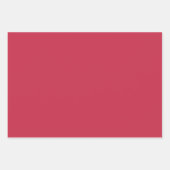 プレーンバラフランスのラズベリーピンクシェード3トーン ラッピングペーパーシート (正面3)