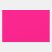 プレーンバラフランスのラズベリーピンクシェード3トーン ラッピングペーパーシート (正面)