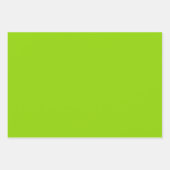 プレーンパステルケリーシェングリーンシェード3トーン ラッピングペーパーシート (正面3)