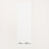 プレーンパーソナライズされた文字ミニマル独自の作成 ヨガマット (裏面)