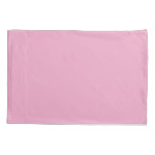 プレーンピンクの枕カバー 枕カバー (裏面-左)