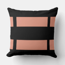プレーンピンクストライプ色デザイン クッション