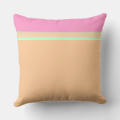 プレーンピンク/オレンジ/アクア> Plain+パターン枕 クッション (裏面)