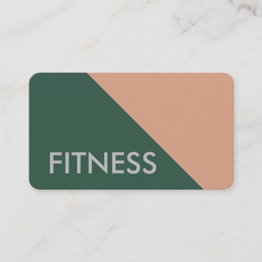 プレーンフィットネスミニマモダンリスト 名刺 (正面)