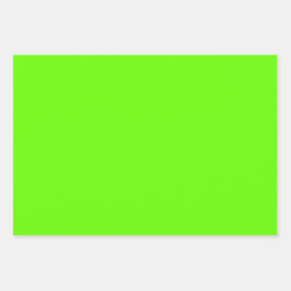 プレーンブライト春UFOグリーンシェード3トーン ラッピングペーパーシート