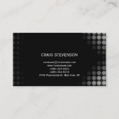 プレーンブラック弁護士名刺 名刺 (裏面)