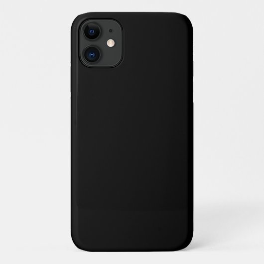 プレーンブラック Case-Mate iPhoneケース (裏面)