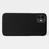 プレーンブラック Case-Mate iPhoneケース (裏面(横))