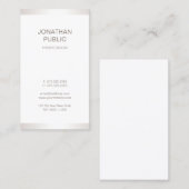 プレーンプロフェッショナルエレガントモダングラフィックデザイン 名刺 (正面/裏面)