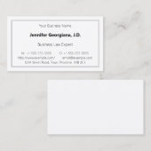 プレーンプロフェッショナル名刺 名刺 (正面/裏面)