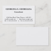 プレーンプロフェッショナル名刺 名刺 (正面/裏面)