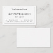 プレーンプロフェッショナル弁護士名刺 名刺 (正面/裏面)