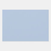 プレーンベビーカロライナ鋼ブルーシェード3トーン ラッピングペーパーシート (正面3)