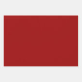 プレーンペンオックスブラッドクリムゾンレッドシェード3トーン ラッピングペーパーシート (正面3)