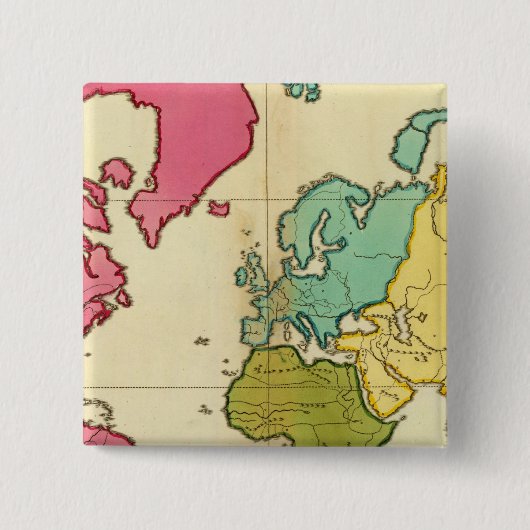 プレーンマップワールド 缶バッジ (正面)