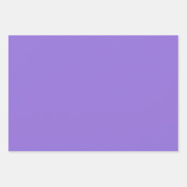プレーンミディアムパウダーメイブパープルシェード3トーン ラッピングペーパーシート