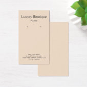 プレーンミニマルクリームジュエリーイヤリングディスプレイ (デスク)