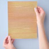 プレーンメープルウッドフライヤー チラシ (手)