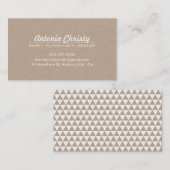 プレーンモダンエコクモダンラはっきりしたフト白書の 名刺 (正面/裏面)