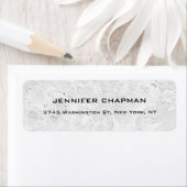 プレーンモダンエレガントプロフェッショナルグレーウォールデザイン ラベル (インサイチュ)