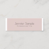 プレーンモダンクリエイティブデザイングラマートレンディー スキニー名刺 (正面)