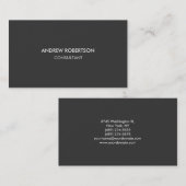 プレーンモダングレートレンディー名刺 名刺 (正面/裏面)