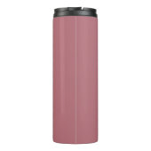 プレーンモダンシンプルエレガントバラ金ゴールドお客様の名前 タンブラー (裏面)