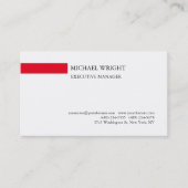 プレーンモダンシンプルプロフェッショナル 名刺 (正面)