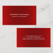 プレーンモダンシンプルプロフェッショナル 名刺 (正面/裏面)