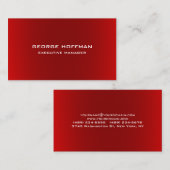 プレーンモダンシンプルプロフェッショナル 名刺 (正面/裏面)