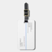 プレーンモダンシンプルミニマル ラゲッジタグ (正面縦)