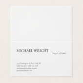 プレーンモダンシンプルミニマル 名刺 (外部フラット)