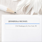 プレーンモダンシンプルミニマ結婚リストの安価 ラベル (インサイチュ)