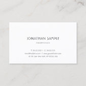 プレーンモダントレンディーグかわいらしラフお洒落デザイン 名刺 (正面)