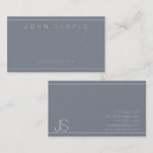 プレーンモダンプロフェッショナルエレガントラグジュアリー 名刺 (正面/裏面)