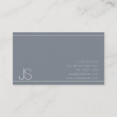 プレーンモダンプロフェッショナルエレガントラグジュアリー 名刺 (裏面)