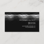 プレーンモダンプロフェッショナルコンサルタントの名刺 名刺 (裏面)