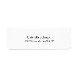 プレーンモダンプロフェッショナルスタイリッシュトレンディーホワイト ラベル