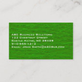 プレーンモダンプロフェッショナル標準名刺 名刺 (裏面)