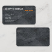 プレーンモダンミニマリストグレープロフェッショナル芸術的 名刺 (正面/裏面)