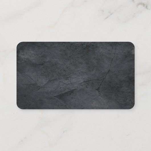 プレーンモダンミニマリストグレープロフェッショナル芸術的 名刺 (裏面)