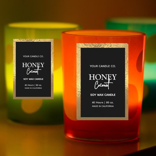 プレーンモダンミニマルスタイルホイル縁どロンドル フードラベル