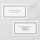 プレーンモダンミニマルプロフェッショナル 名刺 (正面/裏面)