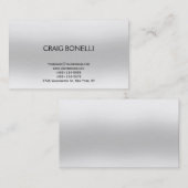 プレーンモダン名刺 名刺 (正面/裏面)