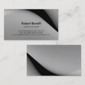 プレーンモダン・コンサルタント・ビジネス・カード 名刺 (正面/裏面)