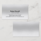 プレーンモダン・コンサルタント・ビジネス・カード 名刺 (正面/裏面)