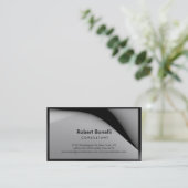 プレーンモダン・コンサルタント・ビジネス・カード 名刺 (スタンド正面)