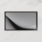 プレーンモダン・コンサルタント・ビジネス・カード 名刺 (裏面)