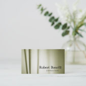 プレーンモダン・コンサルタント・ビジネス・カード 名刺 (スタンド正面)